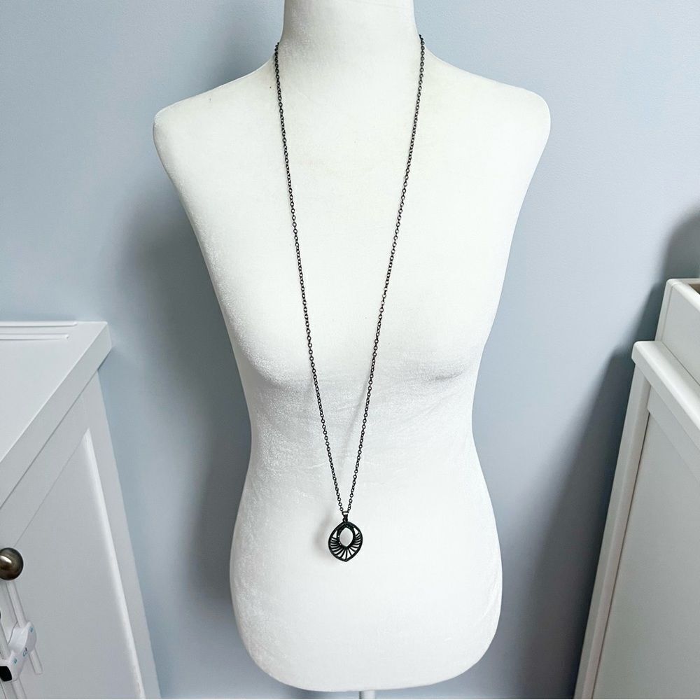 🍭4/$20 New Paparazzi Long Pendant Necklace and Emerald Green Earring Set